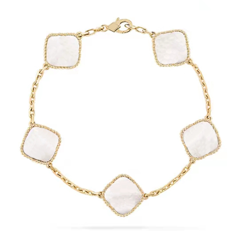 Double Side Clover Charm Bracelet Gold chain Plating Stainless Steel Jewelry for Women
Double Side Clover Charm Bracelet Gold chain Plating Stainless Steel Jewelry for Women