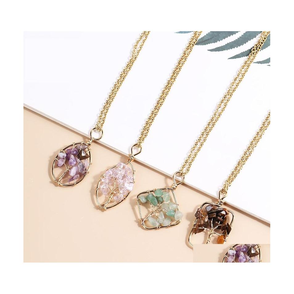 Pendant Necklaces Gold Natural Stone Pendants Heart Shape Reiki Heal Tree Of Life Crystal Necklace Wire Wrap Stones Rose Quartz Pend Dhhwm
Pendant Necklaces Gold Natural Stone Pendants Heart Shape Reiki Heal Tree Of Life Crystal Necklace Wire Wrap Stones Rose Quartz Pend Dhhwm