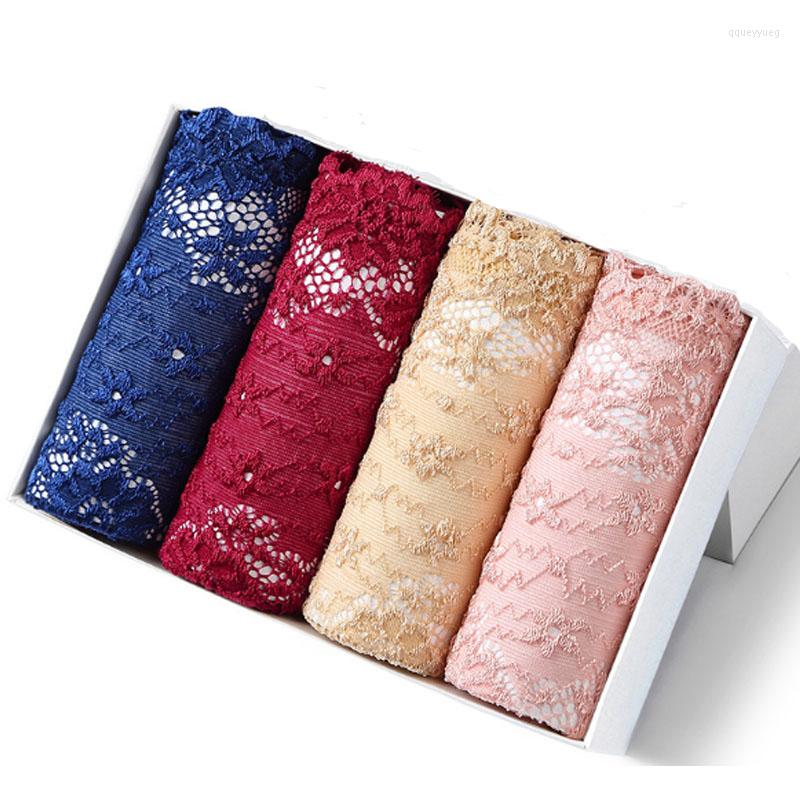 Women's Panties 4 Pcs/lots Women's Sexy Elastic Solid High-waist Lace Underwear Briefs Big Size Women Intimates L Colors, Sent with box
Women's Panties 4 Pcs/lots Women's Sexy Elastic Solid High-waist Lace Underwear Briefs Big Size Women Intimates L Colors, Sent with box