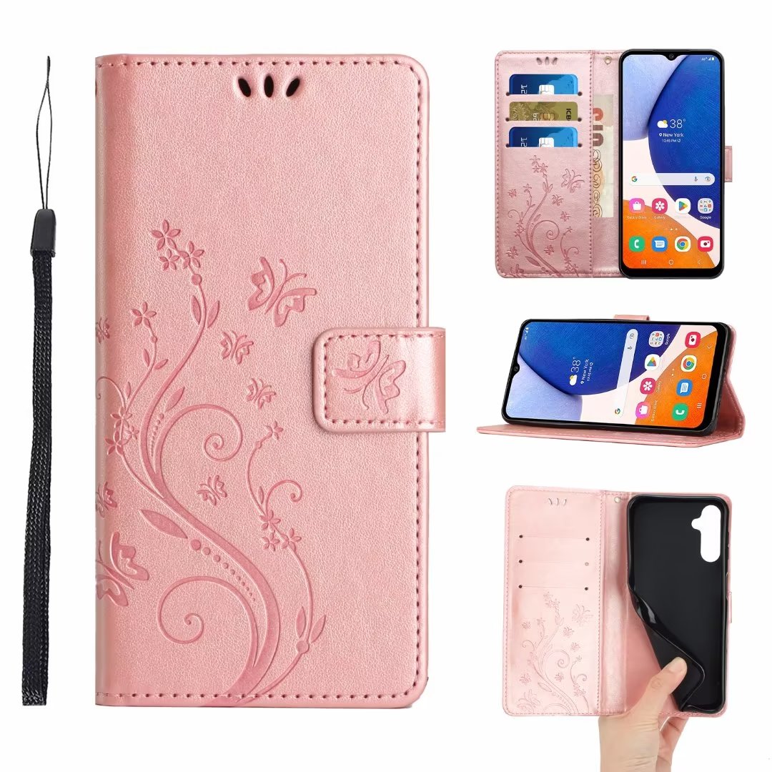 Flip Wallet Cases For Samsung S25 Edge A25E A36 A34 A14 A54 Google Pixel 10 Pro XL Moto G75 G Play Power 5G 2025 G05 G15 Leather Cover Slot ID Holder 