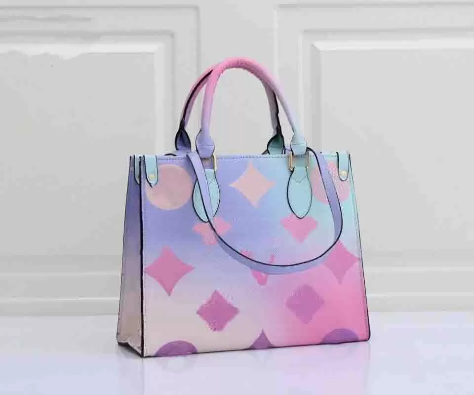 Sunrise Pastel Onthego MM Totes Bag Colorful Womens Designer Shoulder Handbag Purse SPRING IN THE CITY COLLECTION Pink Coated Canvas Cross, 3# 32x12x26cm
Sunrise Pastel Onthego MM Totes Bag Colorful Womens Designer Shoulder Handbag Purse SPRING IN THE CITY COLLECTION Pink Coated Canvas Cross, 3# 32x12x26cm