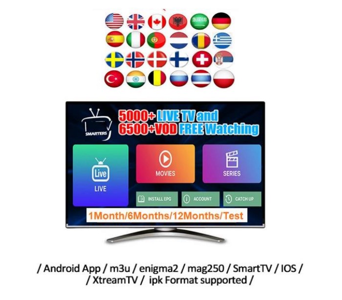 Latest programs Lxtream Link m3u VOD for smart TV android hot sell Netherlands USA Canada European Tablet PC screen protectors
Latest programs Lxtream Link m3u VOD for smart TV android hot sell Netherlands USA Canada European Tablet PC screen protectors