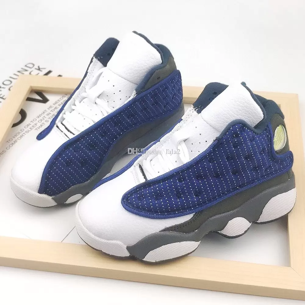 Infant Toddler Sneakers 13s Kids Dark Powder Blue Starfishs Basketball Shoe Flint Starfish Bred Chicago Island Aurora Green Boy Girl Little Chilredn Athletic Shoes, As photo 6
Infant Toddler Sneakers 13s Kids Dark Powder Blue Starfishs Basketball Shoe Flint Starfish Bred Chicago Island Aurora Green Boy Girl Little Chilredn Athletic Shoes, As photo 6