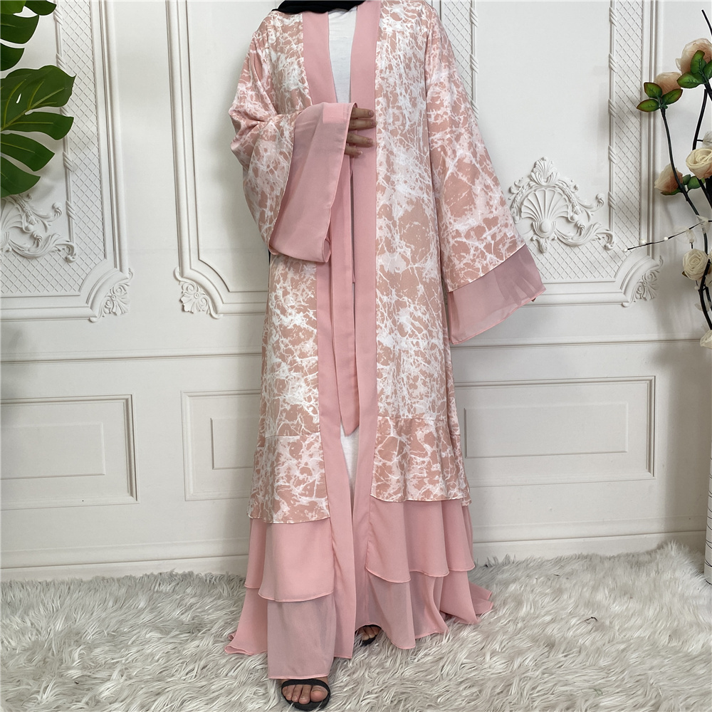 Ethnic Clothing Ramadan Eid Mubarak Robe Longue Kimono Femme Musulmane Dubai Abaya For Women Kaftan Pakistan Turkey Islam Arabic Muslim Dress 230221