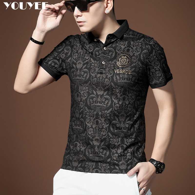 Men's T-Shirts Summer Polo Shirt Short Sleeve Tshirt Men's 2022 New Half Sleeve Shirt Lapel Luxurious Tee Male Slim Fashion Trend Mens Clothes Z0221, Black5
Men's T-Shirts Summer Polo Shirt Short Sleeve Tshirt Men's 2022 New Half Sleeve Shirt Lapel Luxurious Tee Male Slim Fashion Trend Mens Clothes Z0221, Black5