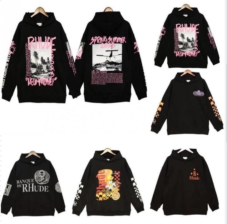 Designer Rhude Hoodie Mens Hoodie Rhudes Hoody Hooded Sweatshirt Felpa Uomo Niche Fashion Brand Sudadera Autumn Winter Long Sleeve Round Neck Pullover Bottoms, Postage subsidy shot
Designer Rhude Hoodie Mens Hoodie Rhudes Hoody Hooded Sweatshirt Felpa Uomo Niche Fashion Brand Sudadera Autumn Winter Long Sleeve Round Neck Pullover Bottoms, Postage subsidy shot