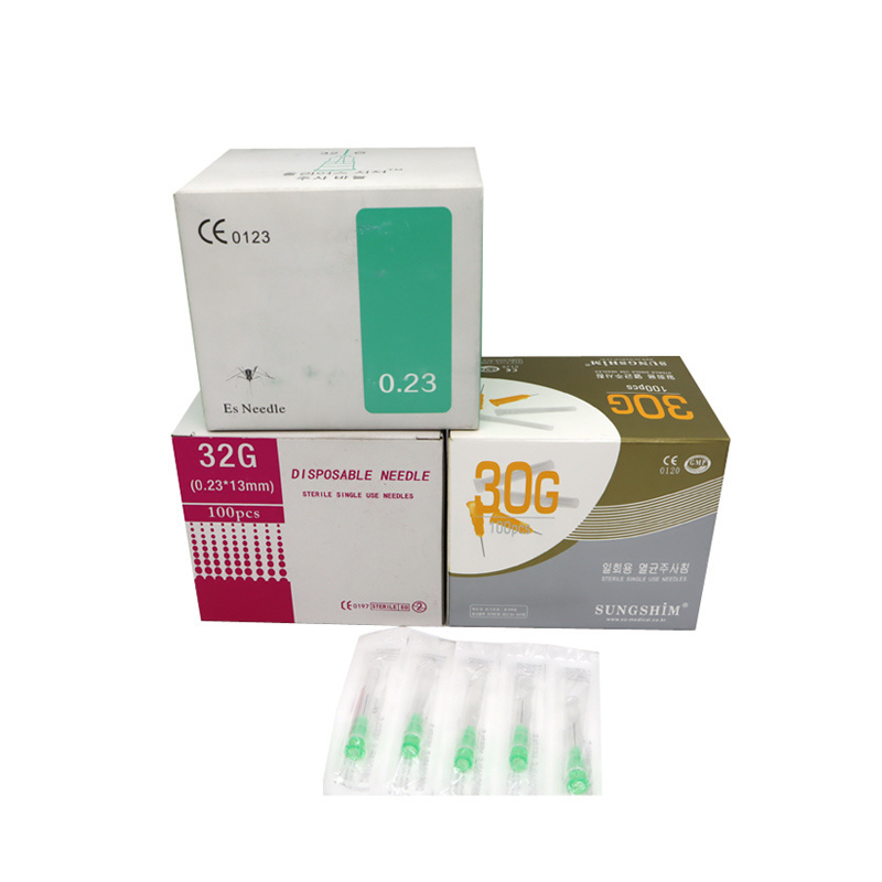 Korea Nano Meso Needle 34g 30g 32g 4mm 13mm 25mm Disposable Syringes Needles Eyelid Tool Parts Painless Small Irrigator Superfine
Korea Nano Meso Needle 34g 30g 32g 4mm 13mm 25mm Disposable Syringes Needles Eyelid Tool Parts Painless Small Irrigator Superfine