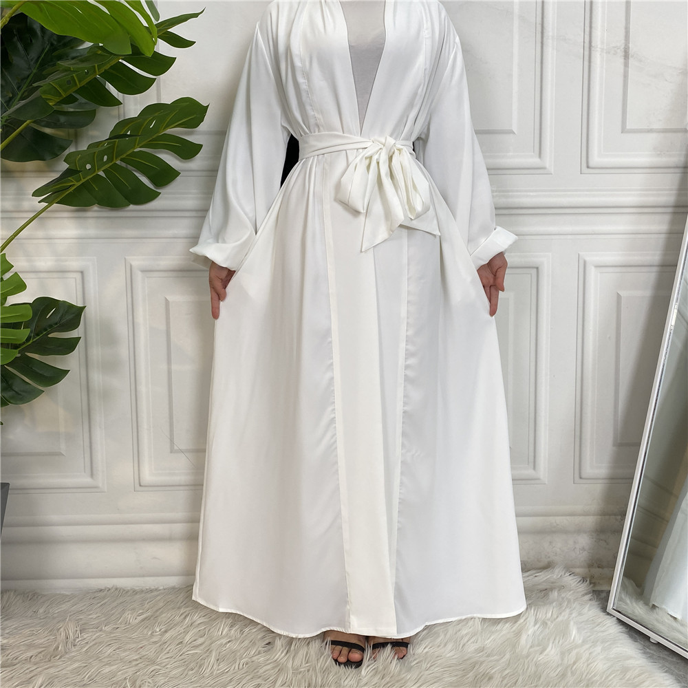 Abaya Cardigan: Elegant Eid Mubarak Kaftan For Women - Simple, Modest Muslim Attire