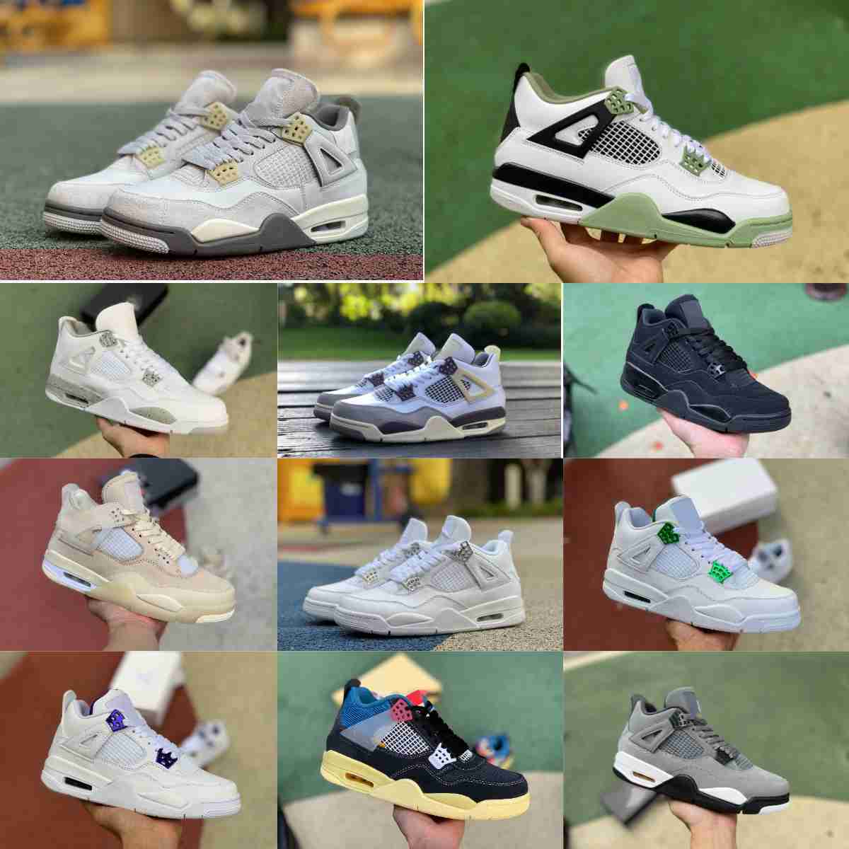 Seafoam Jumpman 4 4s Basketball Shoes Mens Women Craft Photon Dust Military Black Cat Cream Sail White Oreo A Ma Maniere Cool Grey Bred, Rasta
Seafoam Jumpman 4 4s Basketball Shoes Mens Women Craft Photon Dust Military Black Cat Cream Sail White Oreo A Ma Maniere Cool Grey Bred, Rasta