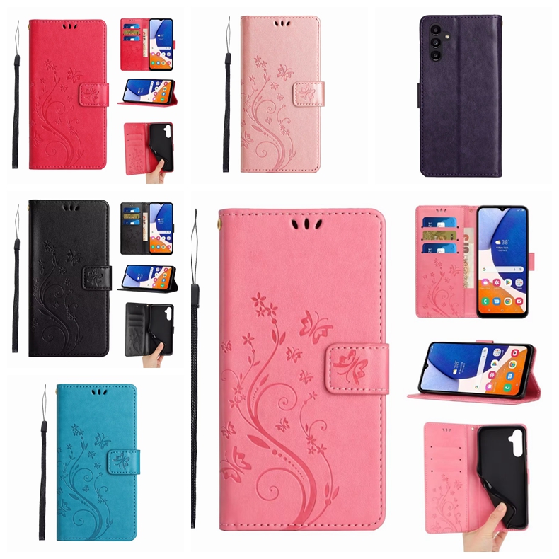 Flip Wallet Cases For Samsung S25 Edge A25E A36 A34 A14 A54 Google Pixel 10 Pro XL Moto G75 G Play Power 5G 2025 G05 G15 Leather Cover Slot ID Holder 