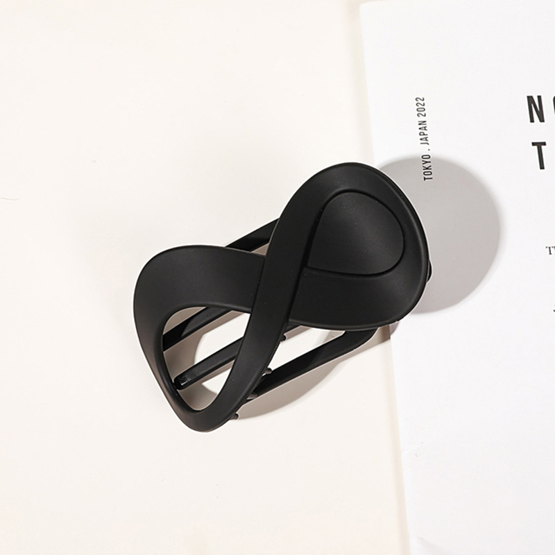 Trend PC Hair Clip Simple 8-shaped Infinity Styling Holder Shark Hair Claw Clip Hair Accessories For Women 2023 New Wholesale