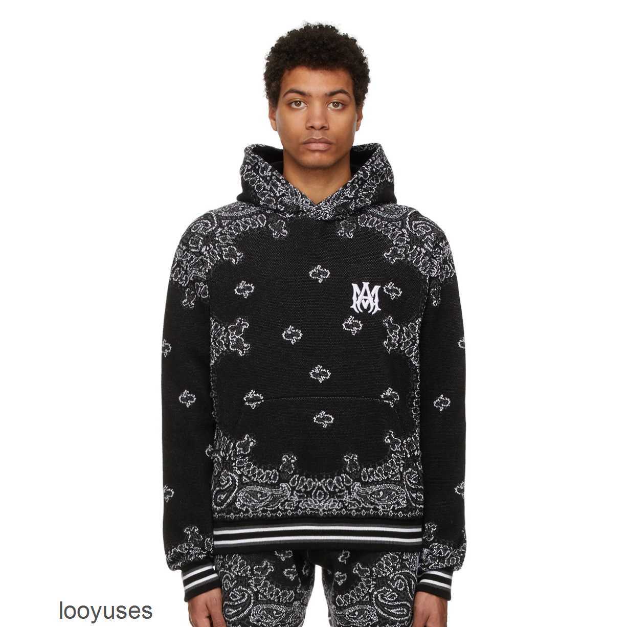Amirs Hoodies 2023 Designer Sweater Correct Version Mens of American Fashion Cashew Flower Jacquard Knitted Hooded Pullover for Men Women, Black
Amirs Hoodies 2023 Designer Sweater Correct Version Mens of American Fashion Cashew Flower Jacquard Knitted Hooded Pullover for Men Women, Black