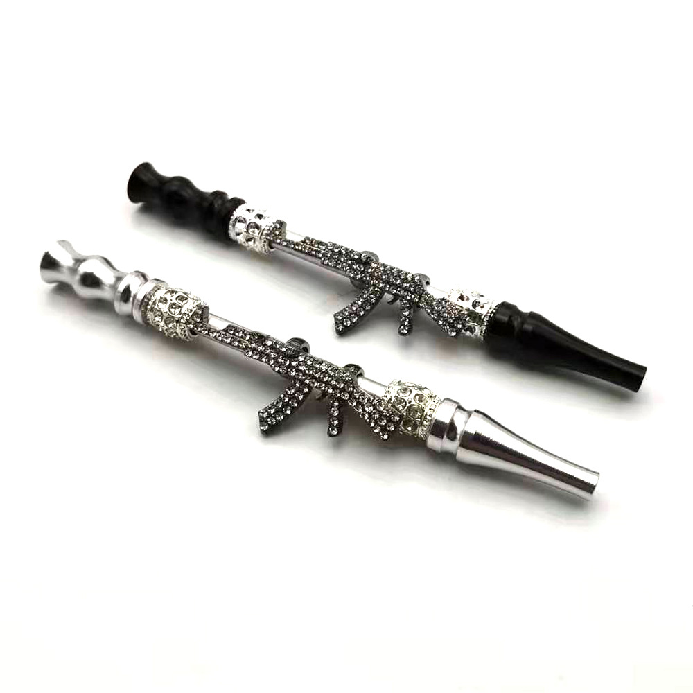 Smoking Smoking Metal Hookah Mouthpiece Mouth Tip Shisha Nozzle Handmade AK shape for Tobacco Smoking
Smoking Smoking Metal Hookah Mouthpiece Mouth Tip Shisha Nozzle Handmade AK shape for Tobacco Smoking