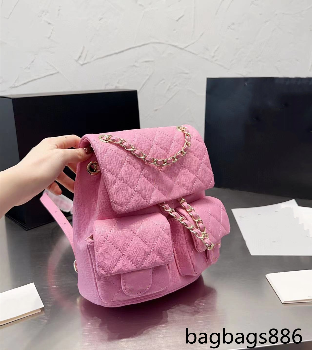 22 s luxury fashion designer shoulder bags shin, Mrs. Cross body women wallet card holder wallet duma caviar handbags new style diamond high capacity backpack 25cm, Black
22 s luxury fashion designer shoulder bags shin, Mrs. Cross body women wallet card holder wallet duma caviar handbags new style diamond high capacity backpack 25cm, Black