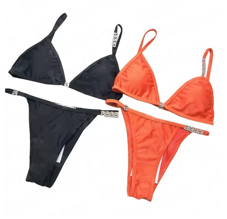 Luxury Rhinestones Letter Bikinis Sets Designer Swimsuits Textile Fashion Womens Swimwear Beach Pool Party Bathing Suits Sexy Underwear, Contact us get original picture
Luxury Rhinestones Letter Bikinis Sets Designer Swimsuits Textile Fashion Womens Swimwear Beach Pool Party Bathing Suits Sexy Underwear, Contact us get original picture