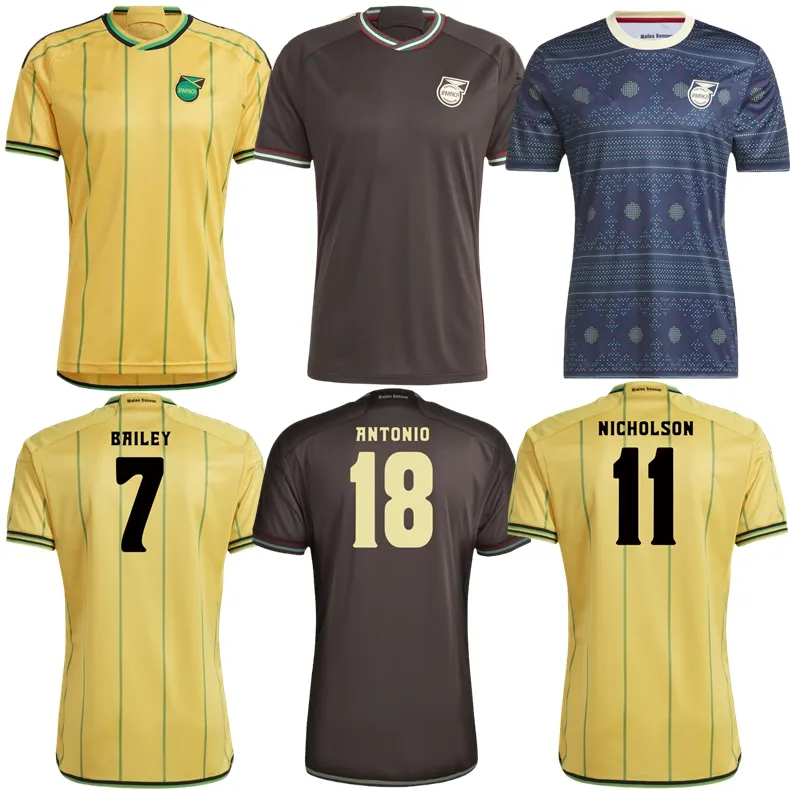 2023 Jamaica soccer jerseys 23 24 national football team Bailey ANTONIO REID Nicholson LOWE MORRISON home away training shirt, Image
2023 Jamaica soccer jerseys 23 24 national football team Bailey ANTONIO REID Nicholson LOWE MORRISON home away training shirt, Image