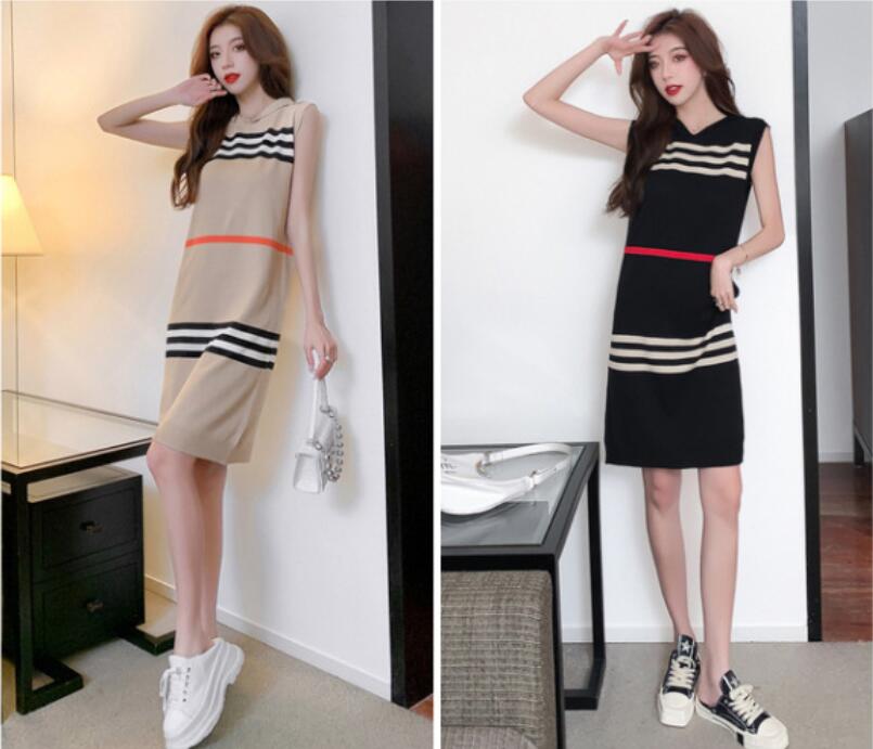 BUR new Fashion Striped Knitted Dress Summer Casual Loose Hooded Sleeveless Knee-Length Dresses for Women 2023 Elegant Sweet, 02
BUR new Fashion Striped Knitted Dress Summer Casual Loose Hooded Sleeveless Knee-Length Dresses for Women 2023 Elegant Sweet, 02
