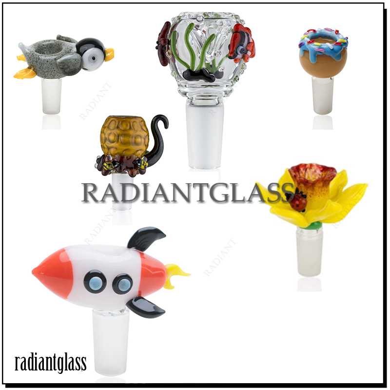 Smoking accessories 14mm Glass Bowl Color Mix Animal and plant modeling Bong Bowl Male For Water Pipe Dab Rig
Smoking accessories 14mm Glass Bowl Color Mix Animal and plant modeling Bong Bowl Male For Water Pipe Dab Rig