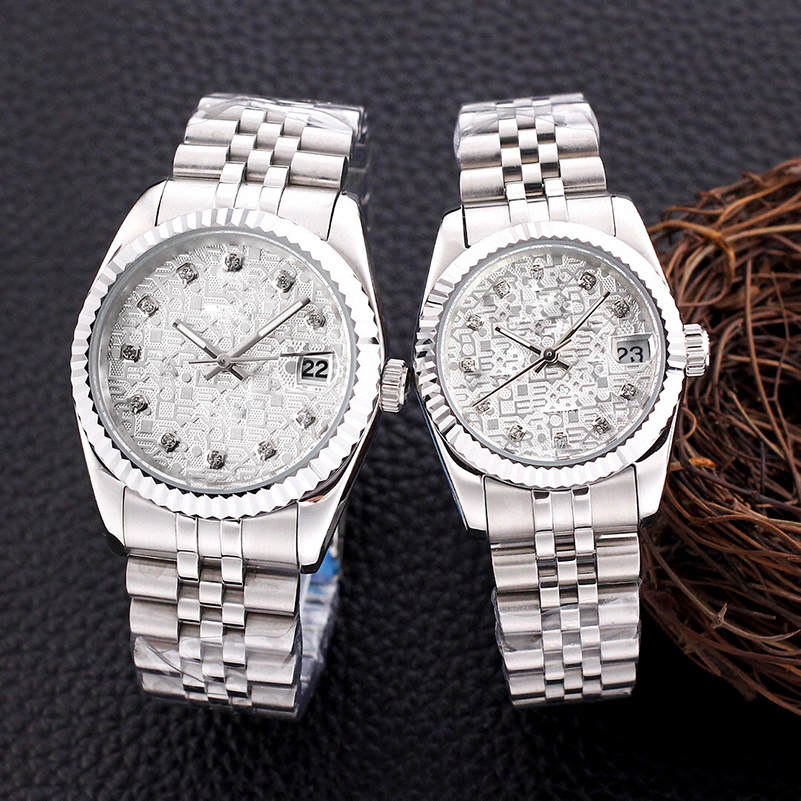 New luxury watch 36/41mm precision durable automatic movement, suitable for men and women's fine steel watch band