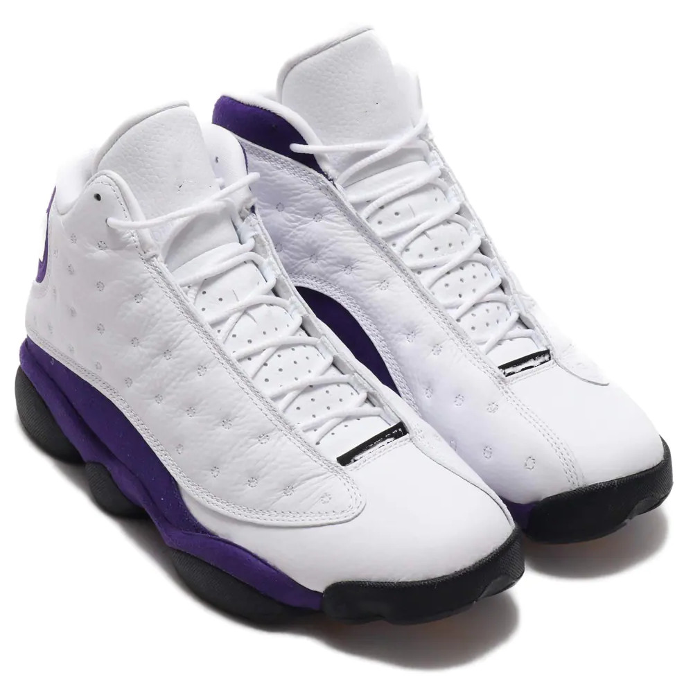 Mens Jumpman 13 Lakers Designer Basketball Shoes Original Quality Womens 13s XIII White Black-Court Purple-University Gold Sports Sneakers Size US5.5-12
Mens Jumpman 13 Lakers Designer Basketball Shoes Original Quality Womens 13s XIII White Black-Court Purple-University Gold Sports Sneakers Size US5.5-12
