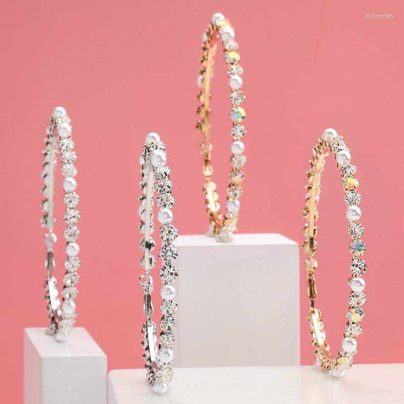 Hoop Earrings Gold Silver Large Crystal Rhinestone Set Big Sparkly With Pearl Round Hoops Jewelry For Party Gift Bridal
Hoop Earrings Gold Silver Large Crystal Rhinestone Set Big Sparkly With Pearl Round Hoops Jewelry For Party Gift Bridal