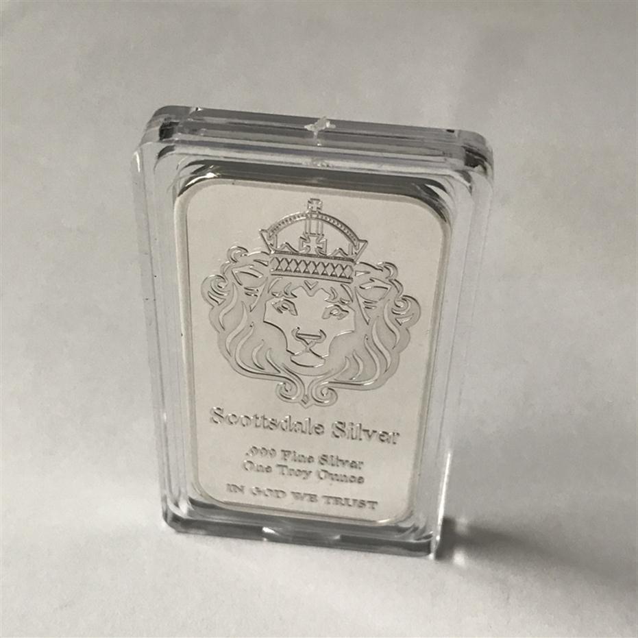 Arts and Crafts 10 Pcs Non Magnetic Scottsdale Lion Head Coin Craft Brass Core Silver Plated Bullion 1 OZ Ingot 50 X 28 Mm Home Decorat210D
Arts and Crafts 10 Pcs Non Magnetic Scottsdale Lion Head Coin Craft Brass Core Silver Plated Bullion 1 OZ Ingot 50 X 28 Mm Home Decorat210D