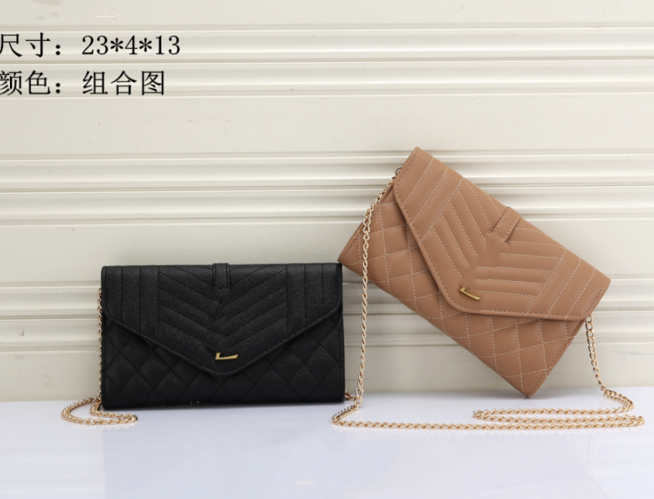 Fashion Handbag Shoulder Bag Brand Designer Seam Leather Ladies Metal Chain Black Clamshell Messenger Chain Bags Wholesale, Aspic
Fashion Handbag Shoulder Bag Brand Designer Seam Leather Ladies Metal Chain Black Clamshell Messenger Chain Bags Wholesale, Aspic