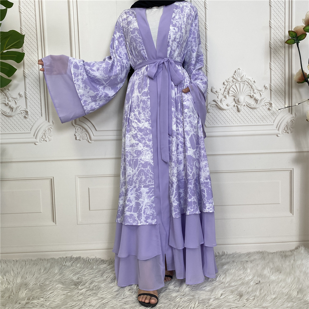 Ethnic Clothing Ramadan Eid Mubarak Robe Longue Kimono Femme Musulmane Dubai Abaya For Women Kaftan Pakistan Turkey Islam Arabic Muslim Dress 230221
