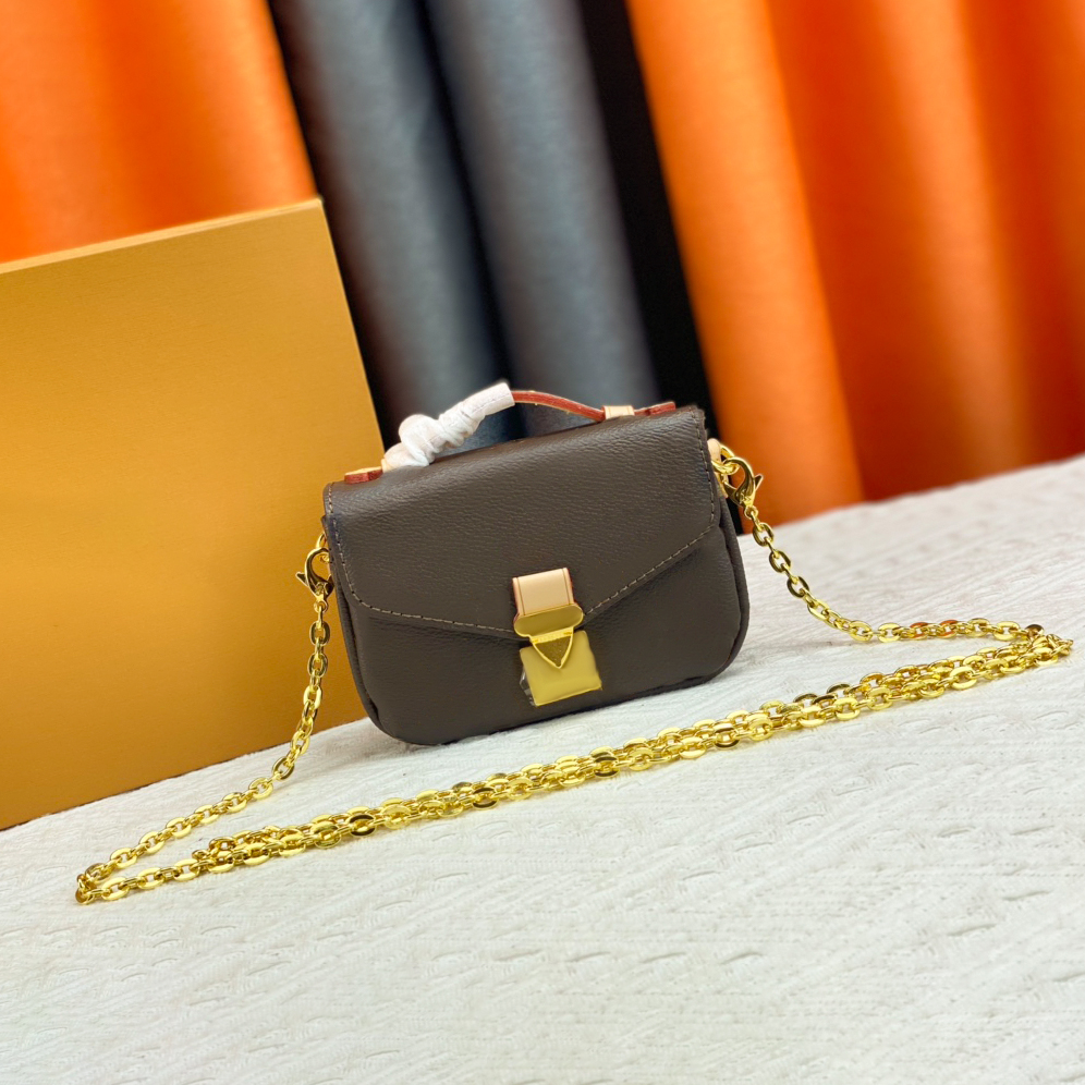 Mini pochette micro metis gold Chain bag Luxury louvis M81267 handbag Genuine leather clutch Women's mens Designer purses small shoulder tote crossbody fashion Bags, Mon0gram
Mini pochette micro metis gold Chain bag Luxury louvis M81267 handbag Genuine leather clutch Women's mens Designer purses small shoulder tote crossbody fashion Bags, Mon0gram