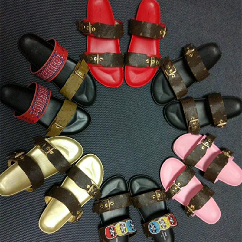 2023 Beach Sandals Women Men monograms BOM DIA COMFORT Flat Slides slipper brown flower leather sandal flap 2 Straps with Adjusted Gold Buckles MULE slippers, Lbom221-09
2023 Beach Sandals Women Men monograms BOM DIA COMFORT Flat Slides slipper brown flower leather sandal flap 2 Straps with Adjusted Gold Buckles MULE slippers, Lbom221-09