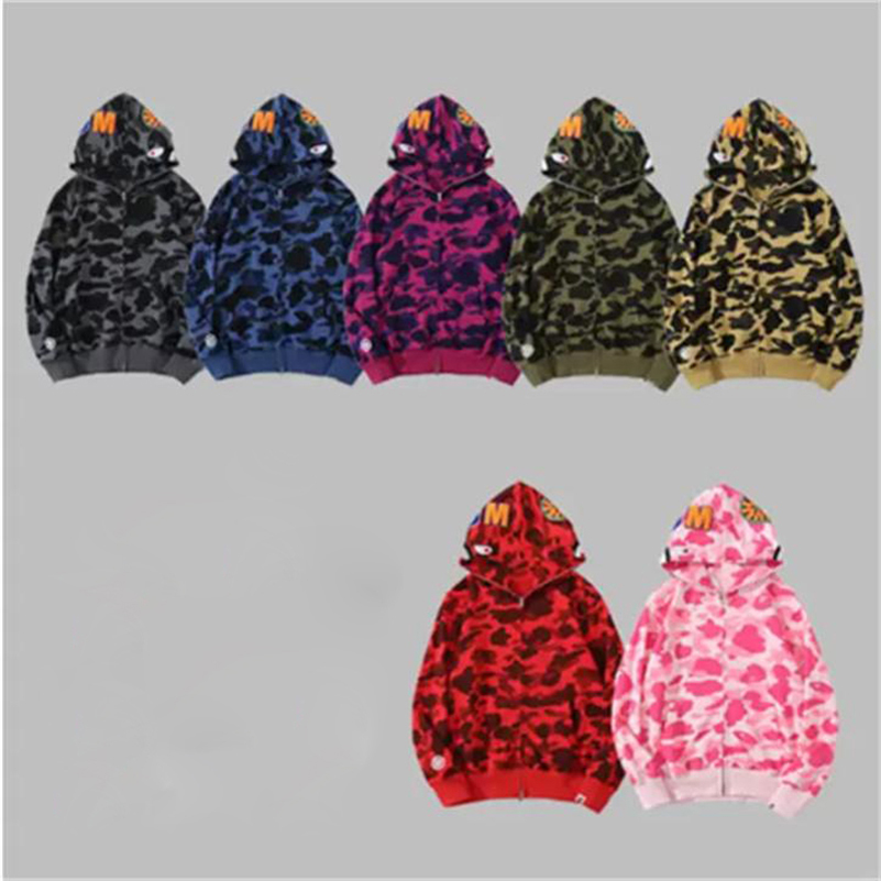 Mens Designer Hoodie Full Zip Up Shark Hoodies for Woman Black Camouflage Jacket Blue ape Hoody Hooded Sweatshirt Man Womens Warm Long Tech Fleece Cardigan 23ss
Mens Designer Hoodie Full Zip Up Shark Hoodies for Woman Black Camouflage Jacket Blue ape Hoody Hooded Sweatshirt Man Womens Warm Long Tech Fleece Cardigan 23ss