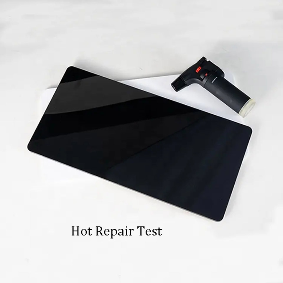 Heavy-Duty PPF Sample Display Stand with Acrylic Panel | Complete Demo Kit for Paint Protection Film, Ceramic Coating & Car Wax Testing MO-A5363