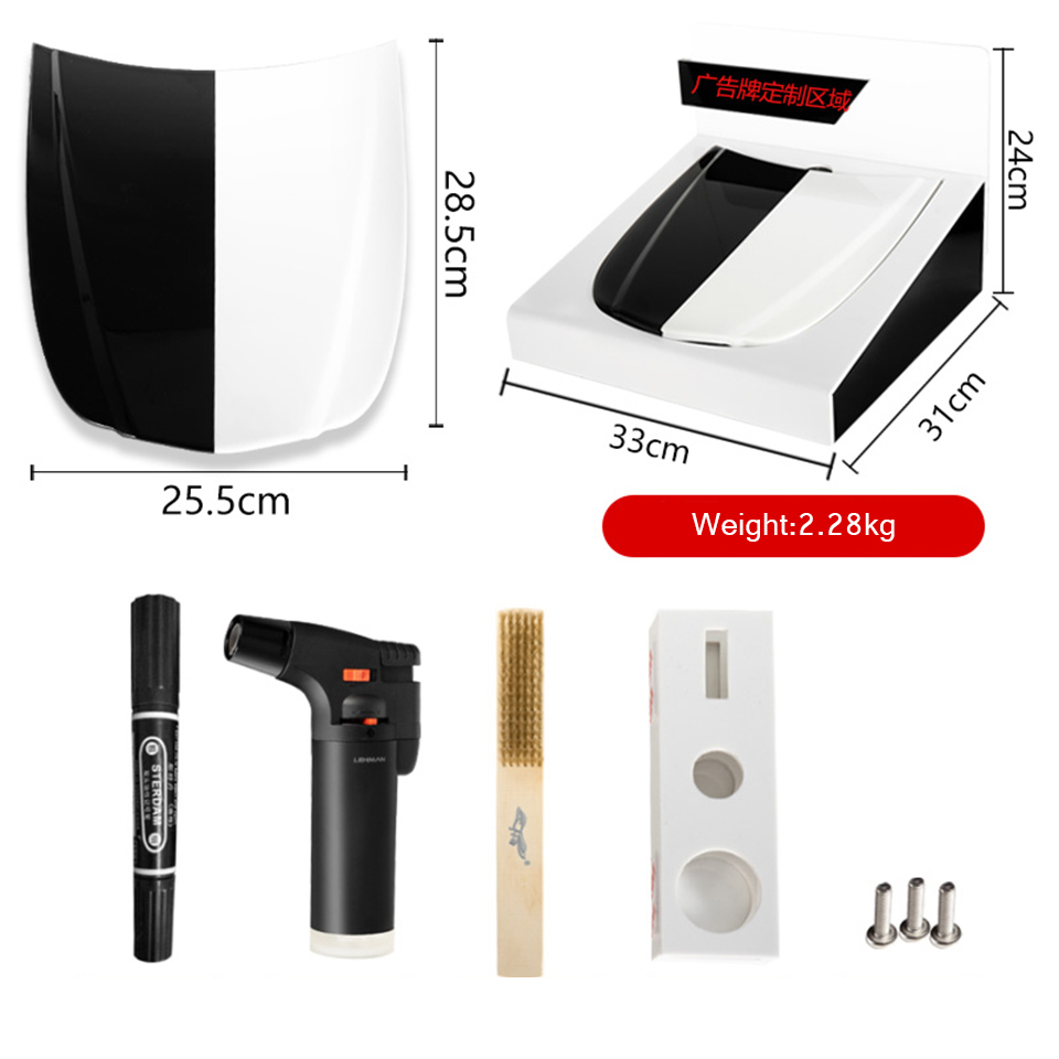 Professional PPF Test Kit for Paint Protection Film | Complete Set for Scratch Self-Healing, Thermal Repair & Anti-Foul Testing with Bonnet & Lighter 