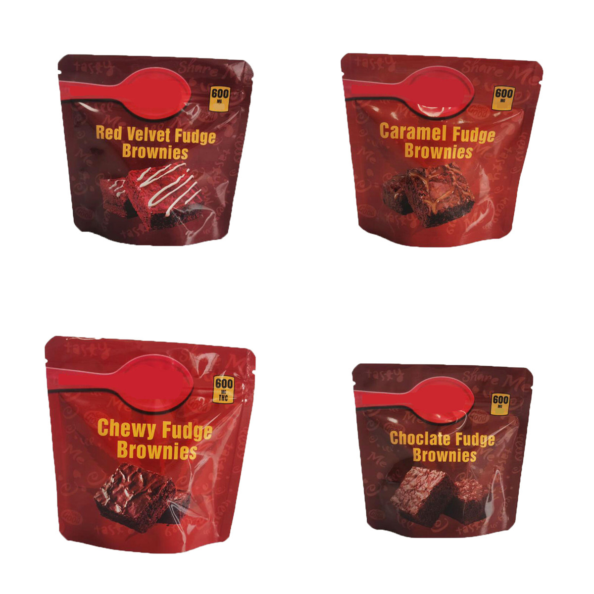 wholesale Edible plastic packaging bag 600mg choclate chewy caramel fudge brownies bites bags mylar resealable Edibles packing pack
wholesale Edible plastic packaging bag 600mg choclate chewy caramel fudge brownies bites bags mylar resealable Edibles packing pack