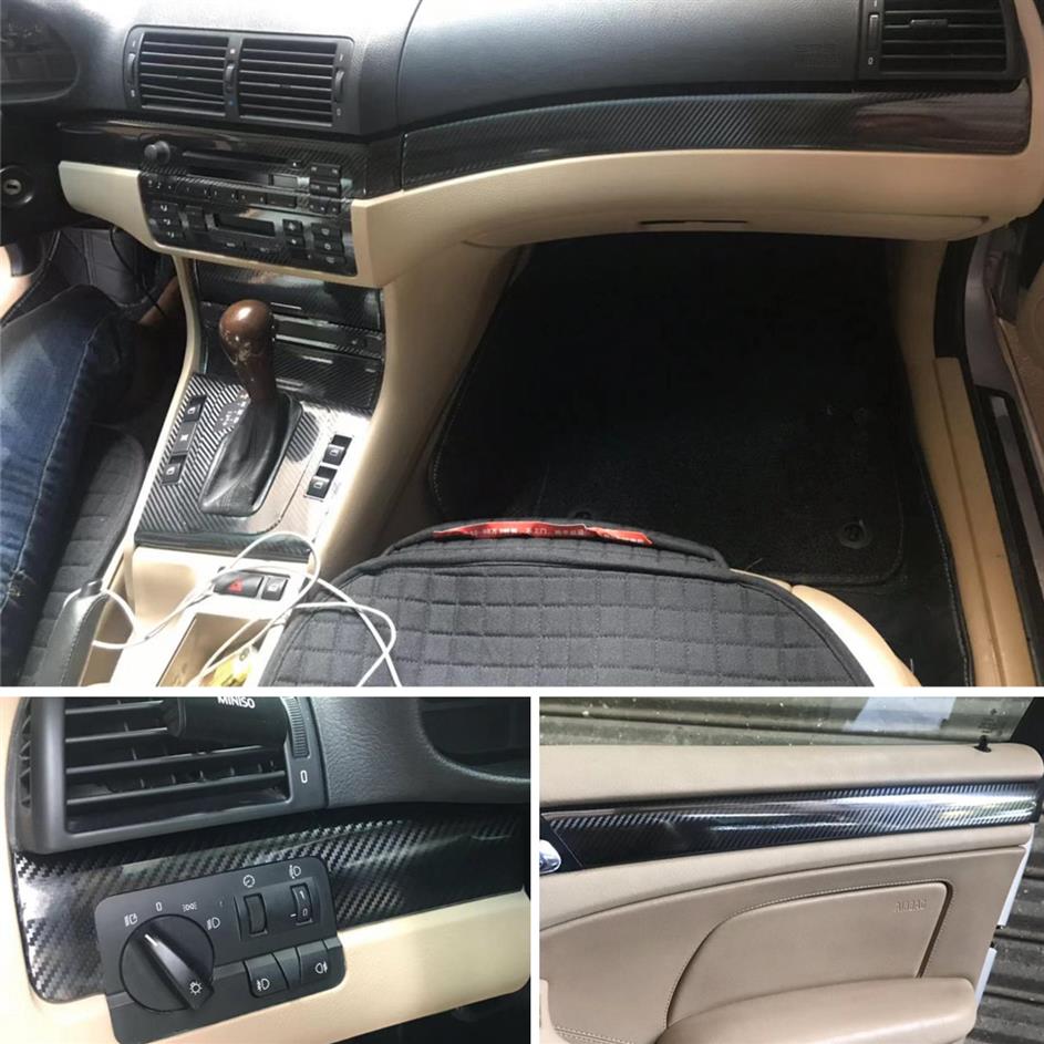 For BMW 3 Series E46 4 Door 1998-2004 Interior Central Control Panel Door Handle Carbon Fiber Stickers Decals Car styling Accessor301E, Left hand drive
For BMW 3 Series E46 4 Door 1998-2004 Interior Central Control Panel Door Handle Carbon Fiber Stickers Decals Car styling Accessor301E, Left hand drive