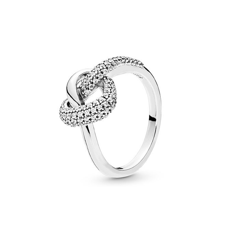 Authentic Sterling Silver Knotted Heart Ring for Pandora CZ Diamond Wedding Jewelry For Women Girlfriend Gift designer Love Rings with Original Box Set
Authentic Sterling Silver Knotted Heart Ring for Pandora CZ Diamond Wedding Jewelry For Women Girlfriend Gift designer Love Rings with Original Box Set