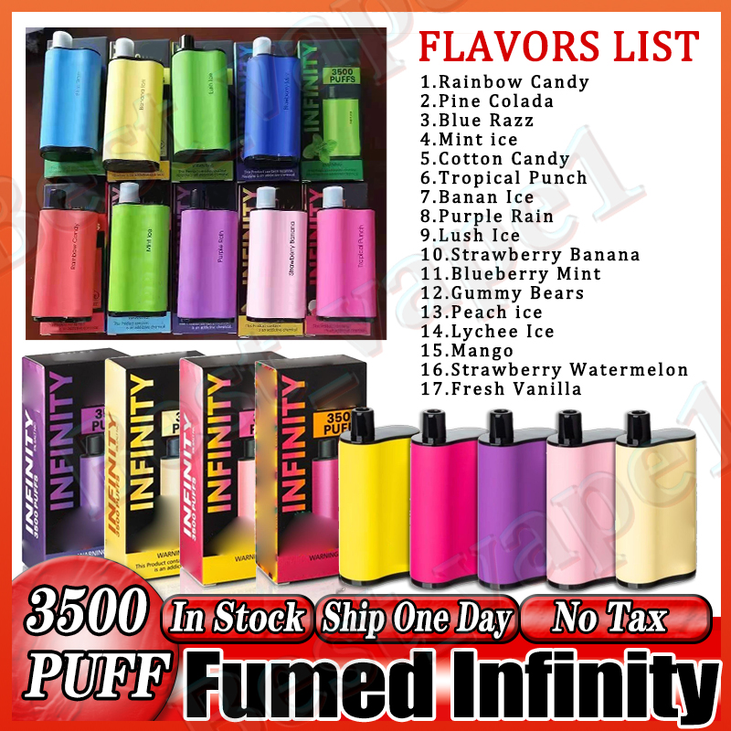FUMED INFINITY Ultra Disposable E cigarettes 1500mah Battery Capacity 12ml With 3500 puffs Extra ULTRA Vape Pen Disposable 100% High Quality
FUMED INFINITY Ultra Disposable E cigarettes 1500mah Battery Capacity 12ml With 3500 puffs Extra ULTRA Vape Pen Disposable 100% High Quality