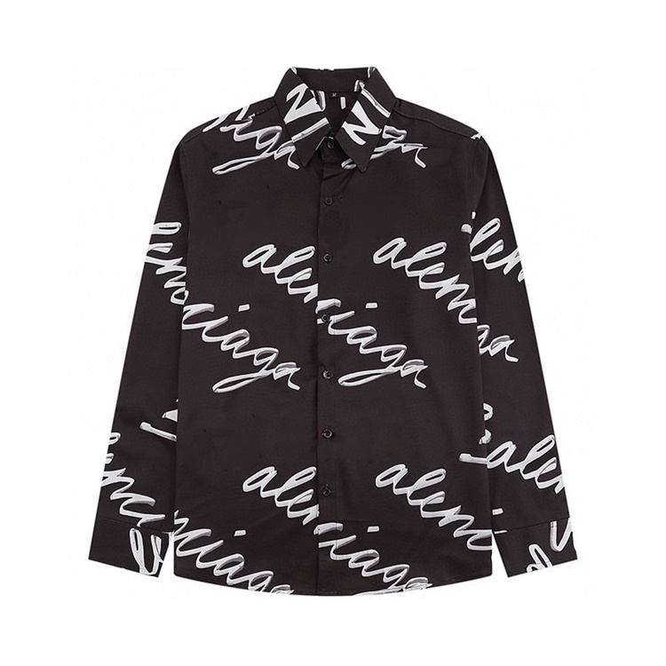 Men's Casual Shirts Luxury Floral Print For Men's Autumn Long Sleeve Slim Asual Shirt Business Social Formal Dress Tops Street Party Tux#09
