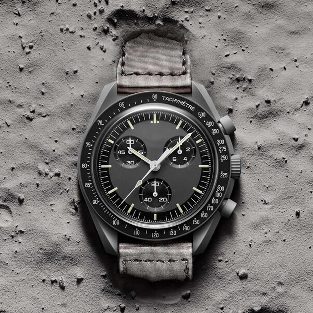 MERCURY Mens Watches Full Function Quarz Chronograph Watch Mission To MOON 42mm Luxury Watch Limited Edition Master Wristwatch
MERCURY Mens Watches Full Function Quarz Chronograph Watch Mission To MOON 42mm Luxury Watch Limited Edition Master Wristwatch