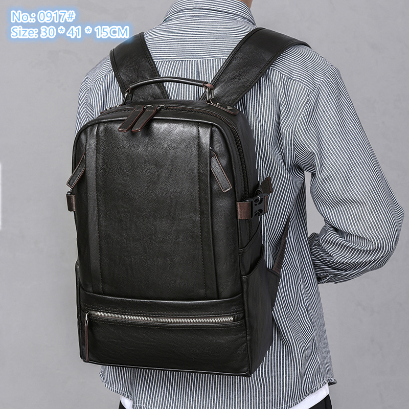 Factory wholesale men shoulder bags 2 colors vertical large-capacity business handbag street trend solid color leather bag outdoor leisure fashion backpack, Brown-0917#
Factory wholesale men shoulder bags 2 colors vertical large-capacity business handbag street trend solid color leather bag outdoor leisure fashion backpack, Brown-0917#