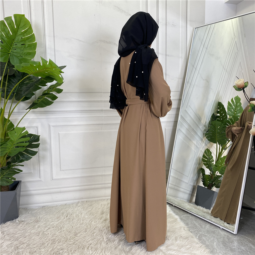 Abaya Cardigan: Elegant Eid Mubarak Kaftan For Women - Simple, Modest Muslim Attire