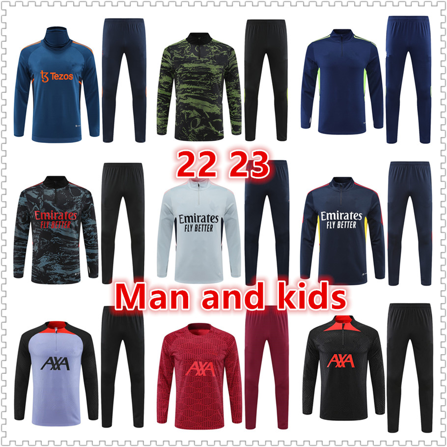 22-23 Tracksuits MAn UTD Adult kid Long Sleeve Training Suit men training kit Jogging sets 2022-2023, 10
22-23 Tracksuits MAn UTD Adult kid Long Sleeve Training Suit men training kit Jogging sets 2022-2023, 10
