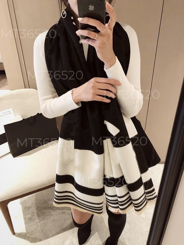 Fashion Winter New Scarf Women Letters Printed Pashmina Cashmere Scarves Shawls Lady Wraps Warm Thick Stock Female Bufanda