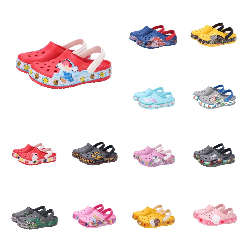top quality Slippers Classic Kids Croc clog Cartoon unicorn princess printed Summer Beach sandals Shoes Children Shark Outdoor Boys girls Garden Clogs, Crs22118
top quality Slippers Classic Kids Croc clog Cartoon unicorn princess printed Summer Beach sandals Shoes Children Shark Outdoor Boys girls Garden Clogs, Crs22118
