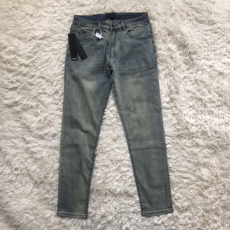 23SS Men USA Autumn Winter Zipper Denim Pants Washed Flexible Patchwork Jeans High street Straight Trousers 305, Washed blue
23SS Men USA Autumn Winter Zipper Denim Pants Washed Flexible Patchwork Jeans High street Straight Trousers 305, Washed blue