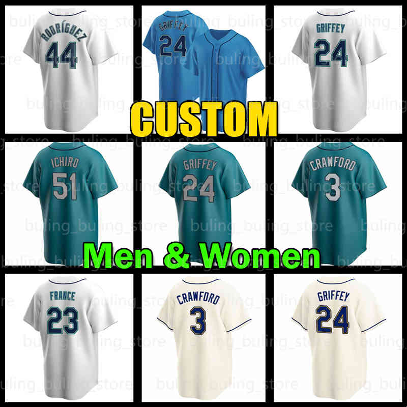 24 Ken Griffey Jr. Julio Rodriguez Baseball Jersey 3 JP Crawford Seattle Kolten Wong Ty France Cal Raleigh Mariners George Kirby Logan Gilbert Suzuki Ichiro A.J. Pollock, Men jersey(s s-have name)
24 Ken Griffey Jr. Julio Rodriguez Baseball Jersey 3 JP Crawford Seattle Kolten Wong Ty France Cal Raleigh Mariners George Kirby Logan Gilbert Suzuki Ichiro A.J. Pollock, Men jersey(s s-have name)