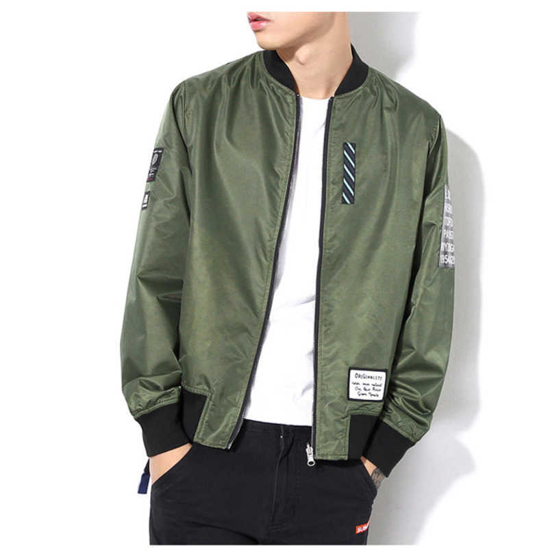 Grandwish Bomber Jacket Men Pilot with Patches Green Both Side Wear Thin Pilot Bomber Jacket Men Wind Breaker Jacket Men Great, Black
Grandwish Bomber Jacket Men Pilot with Patches Green Both Side Wear Thin Pilot Bomber Jacket Men Wind Breaker Jacket Men Great, Black
