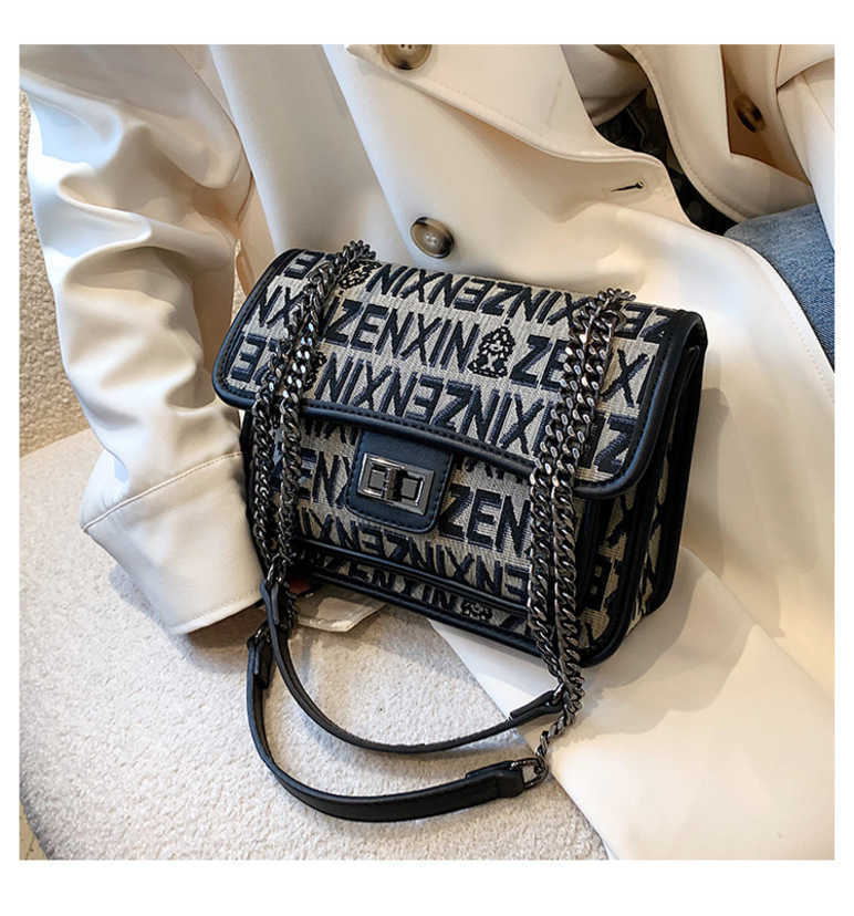 Fashion Women's Bag 75%off popular chain design jacquard single shoulder messenger bag female Luxury Designer Handbags Bags Purse, Black small
Fashion Women's Bag 75%off popular chain design jacquard single shoulder messenger bag female Luxury Designer Handbags Bags Purse, Black small