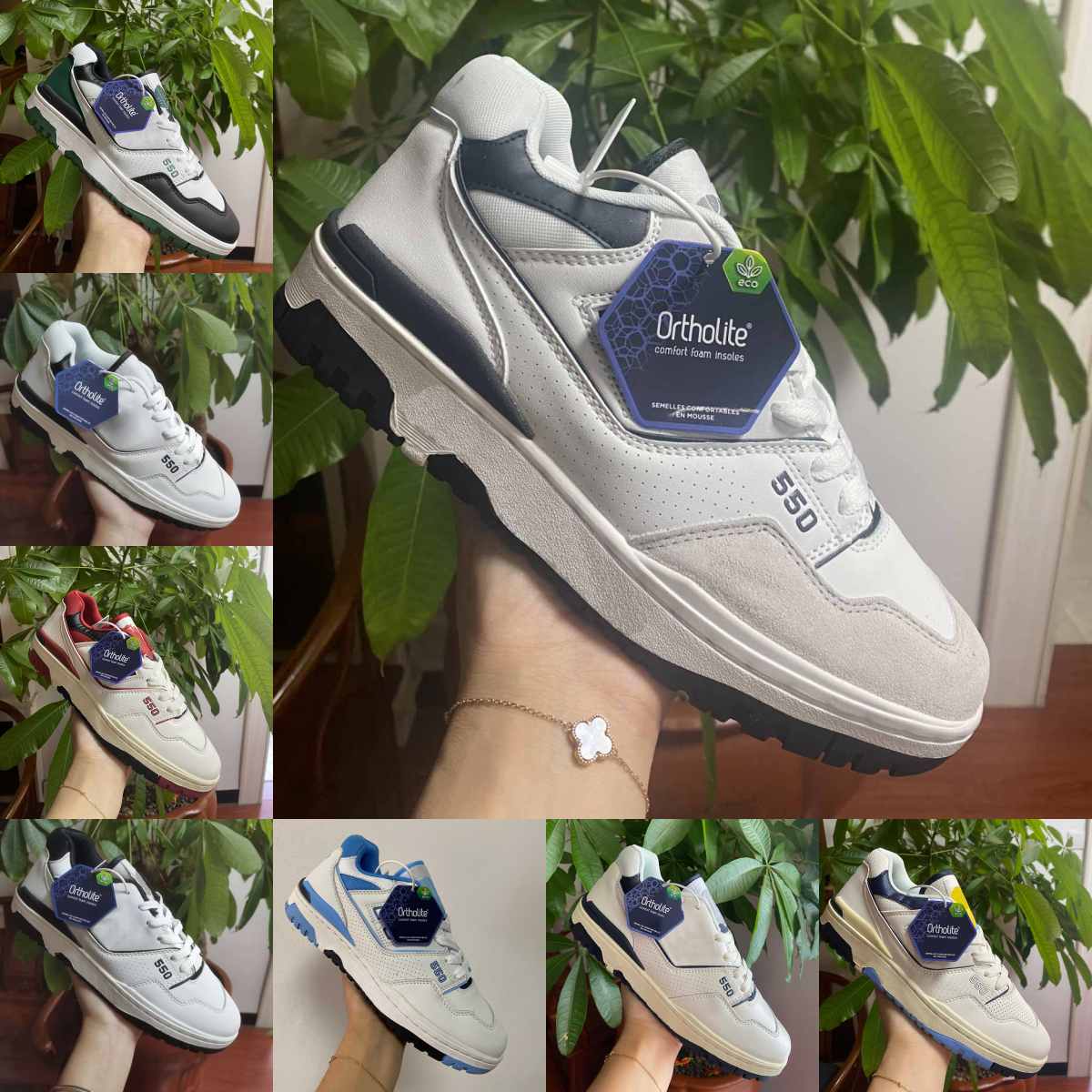 New B550 Outdoor Casual Shoes OG 550 Men Women Sneakers White Green Grey Cream Black Blue UNC Navy Purple Shadow Rich Paul Burgundy Cyan AURALEE Mens Trainers Size 36-45, Customize
New B550 Outdoor Casual Shoes OG 550 Men Women Sneakers White Green Grey Cream Black Blue UNC Navy Purple Shadow Rich Paul Burgundy Cyan AURALEE Mens Trainers Size 36-45, Customize
