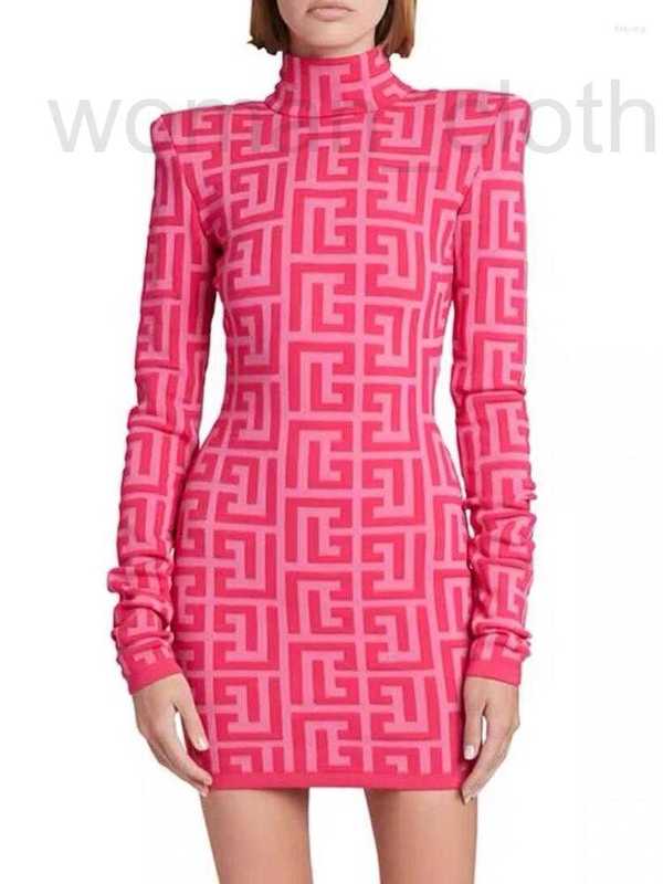 designer Casual Dresses HIGH STREET Runway 2022 Fall Designer Women' Long Sleeve Jacquard Knit Dress Q3WF, Red
designer Casual Dresses HIGH STREET Runway 2022 Fall Designer Women' Long Sleeve Jacquard Knit Dress Q3WF, Red